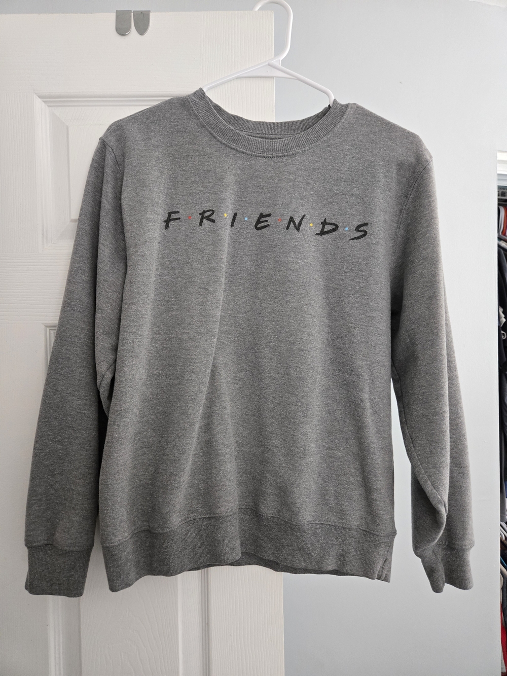FRIENDS Gray Crewneck Sweatshirt with Logo